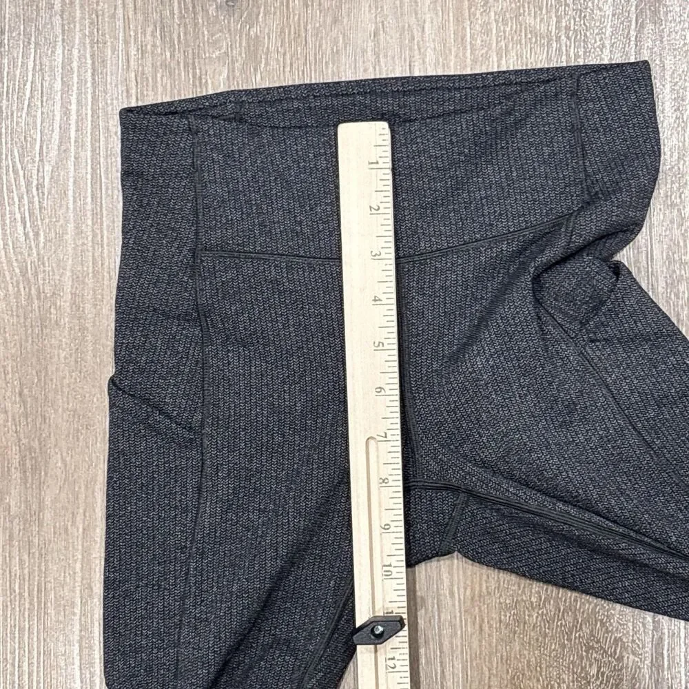 Lululemon Speed Up Tight 28 Heathered Black Luxtreme 4